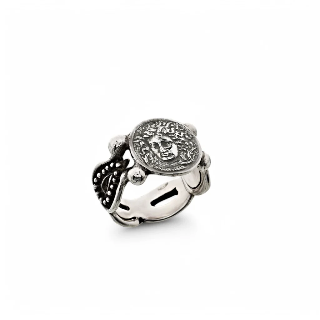 Anello moneta siracusa argento carlo izzo gioielli jewelry3