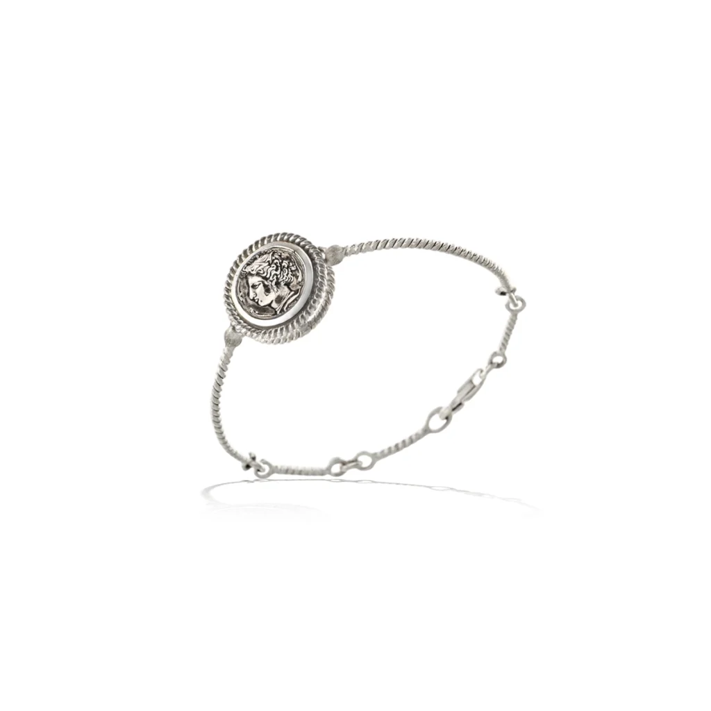 Bracciale bubbles argento moneta siracusa cimone carlo izzo gioielli jewelry3