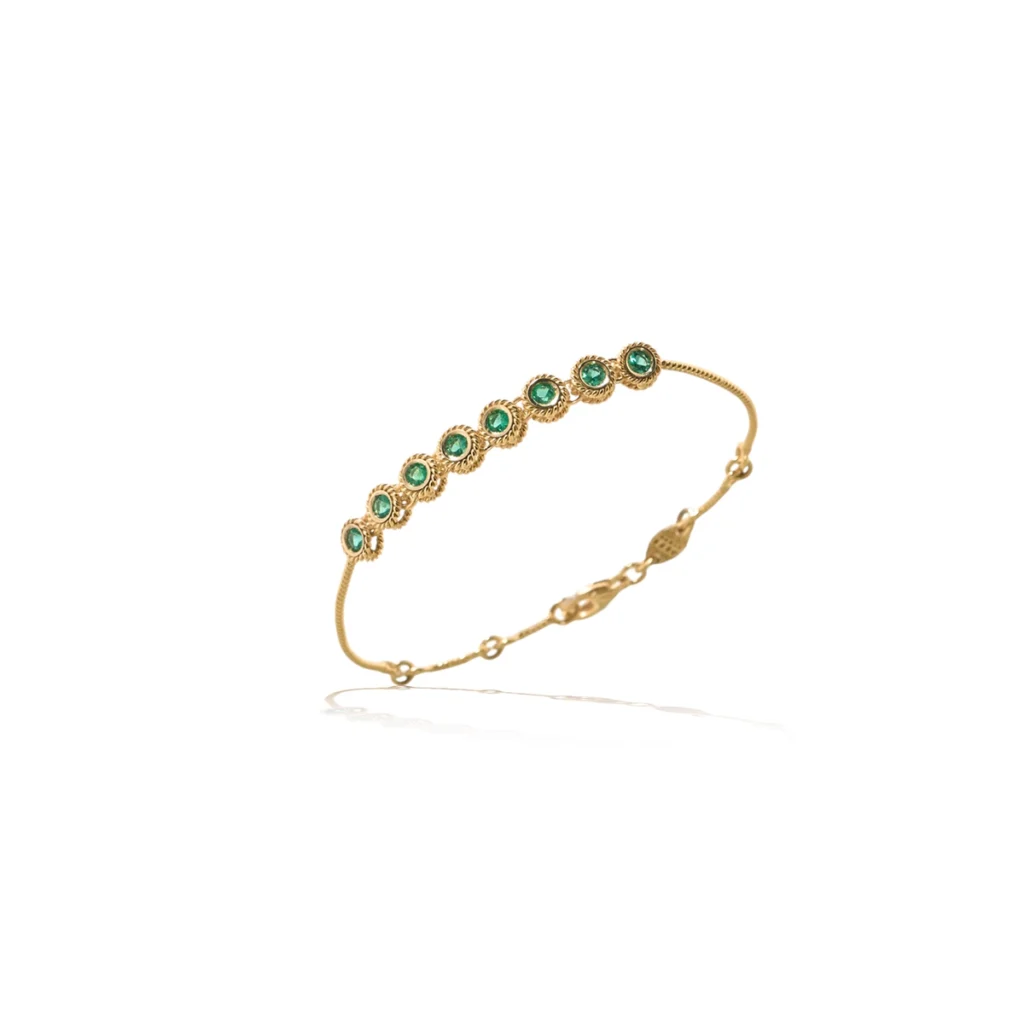 Bracciale dimanti smeraldi acquamarina peridoto zaffiro oro giallo bianco rosa carlo izzo gioielli jewelry2