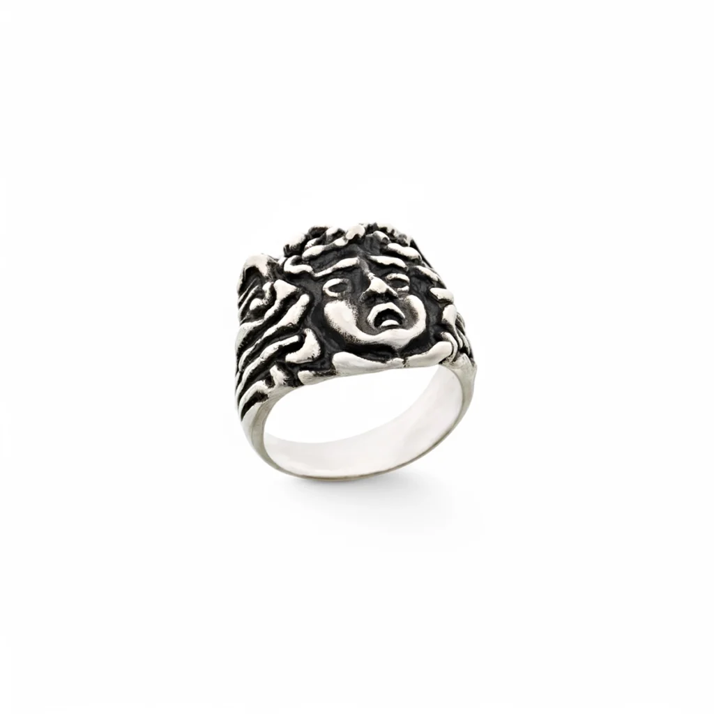 Anello medusa argento carlo izzo gioielli jewelry