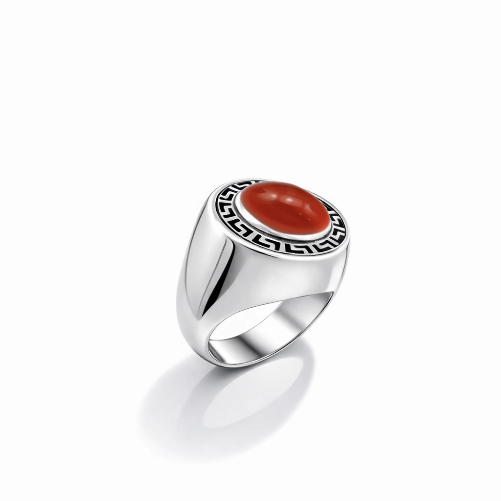 Anello ornamenta corniola izzo carlo jewelry siracusa