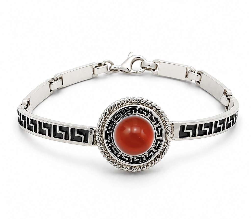 Bracciale ornamenta corniola