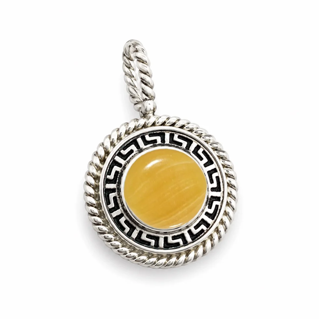 Ciondolo ornamenta calcite izzo carlo jewelry gioielli