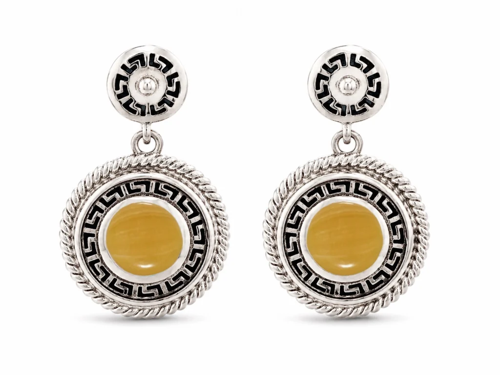 Orecchini ornamenta calcite izzo carlo jewelry gioielli siracusa